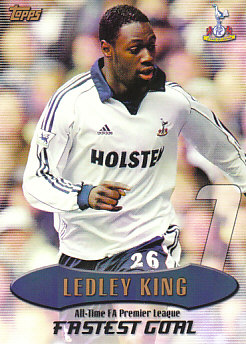 Ledley King Tottenham Hotspur 2003 Topps Premier Gold All/Time Record #AT18